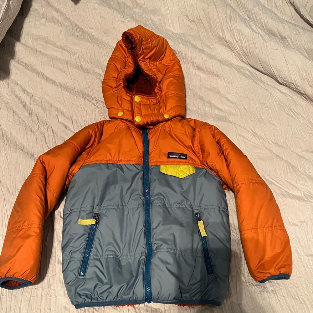 Patagonia reversible coat 5T boys